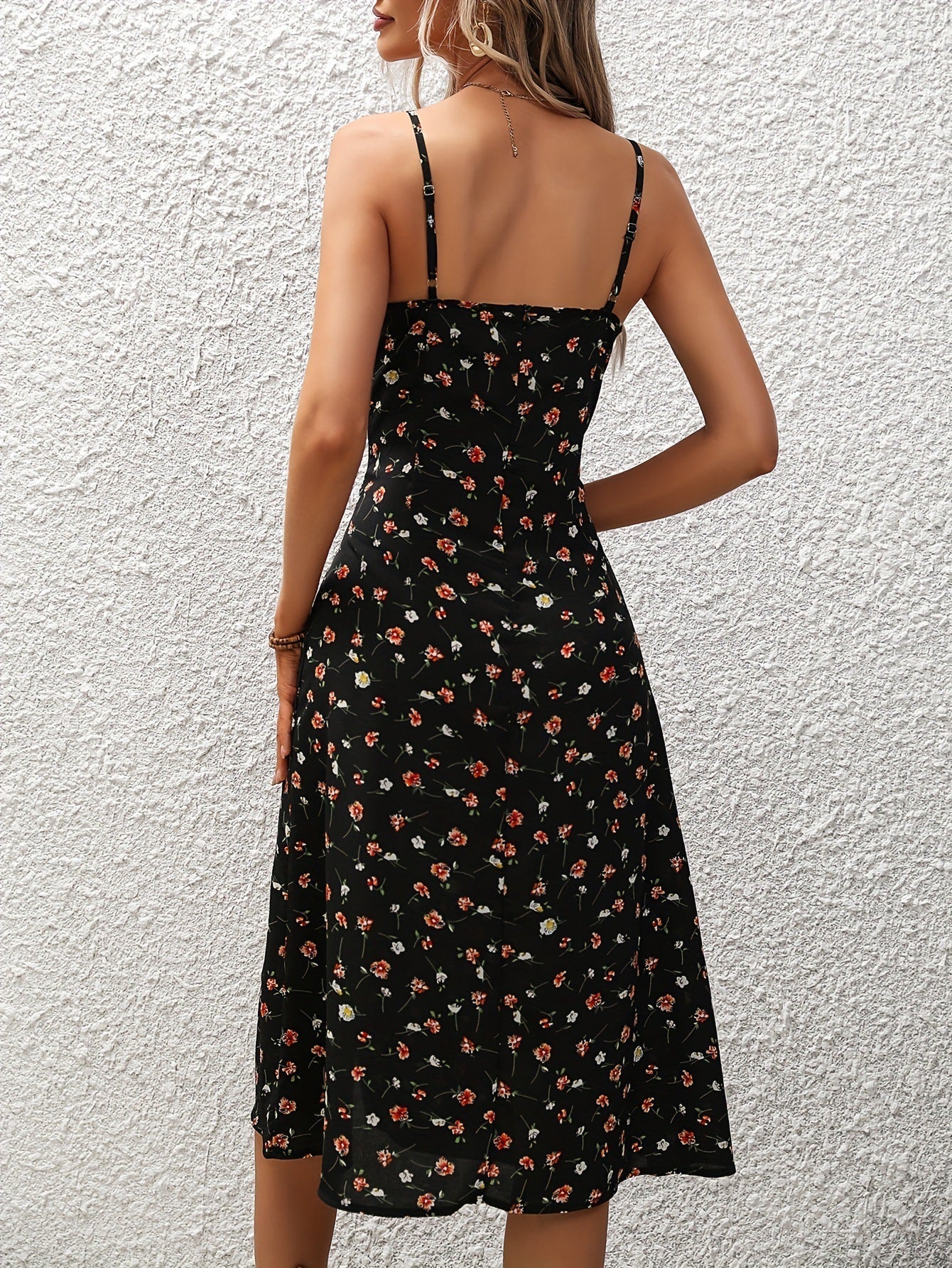 Long Dress with Polka Dots