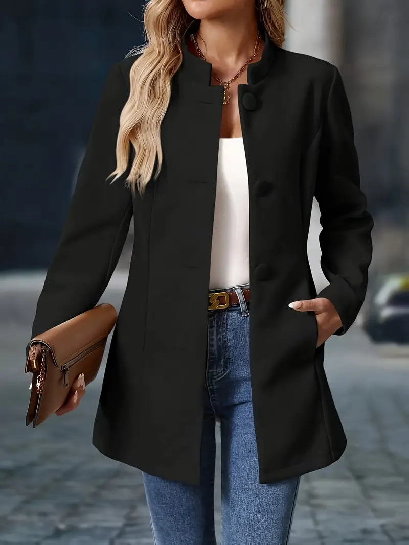 Timeless Elegant Tailored Wool Jacket