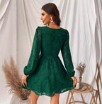 Women's Short Sleeve Satin Midi Dress - Relaxed Fit