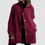 Hooded Corduroy Casual Warm Jacket