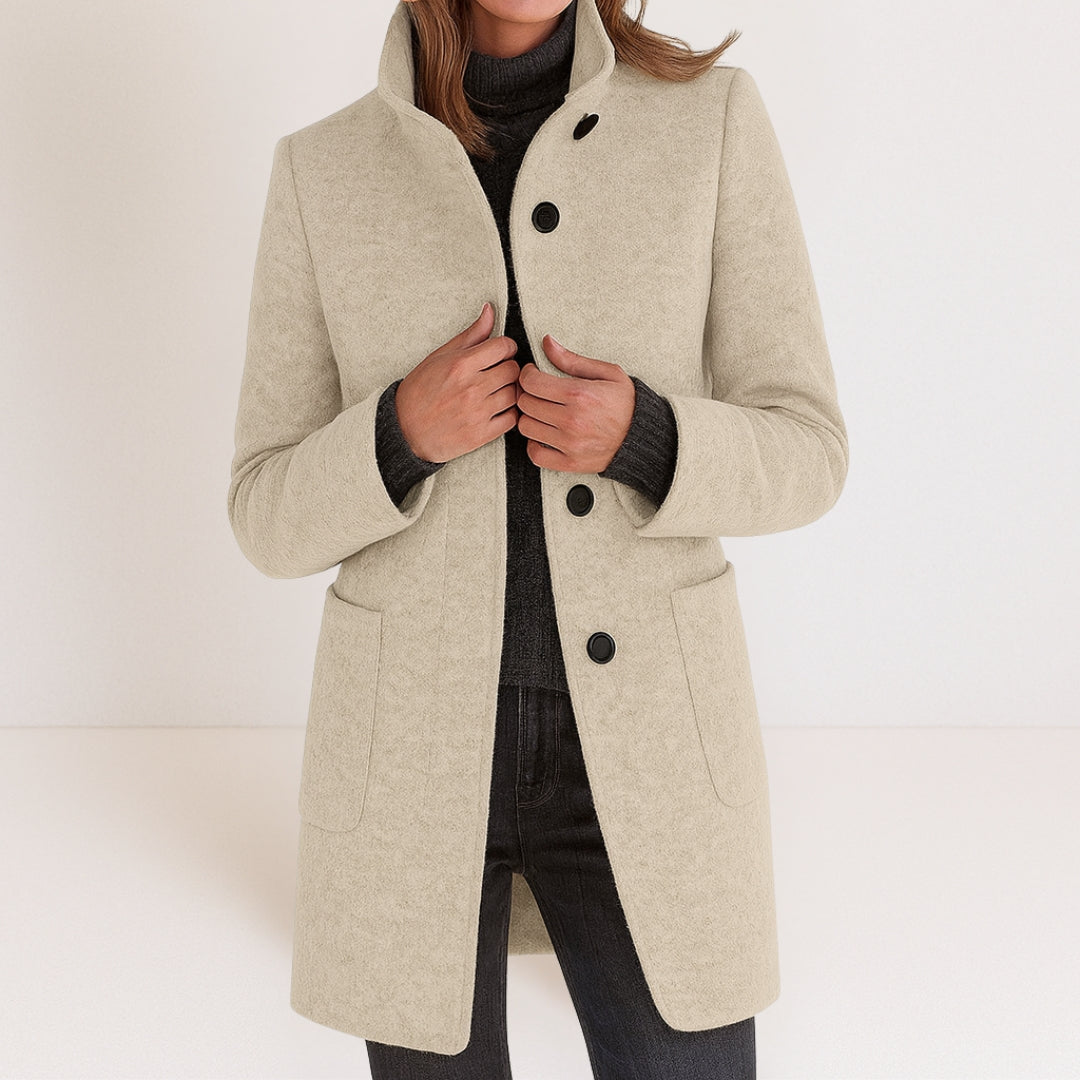Stylish High Collar Warm Jacket