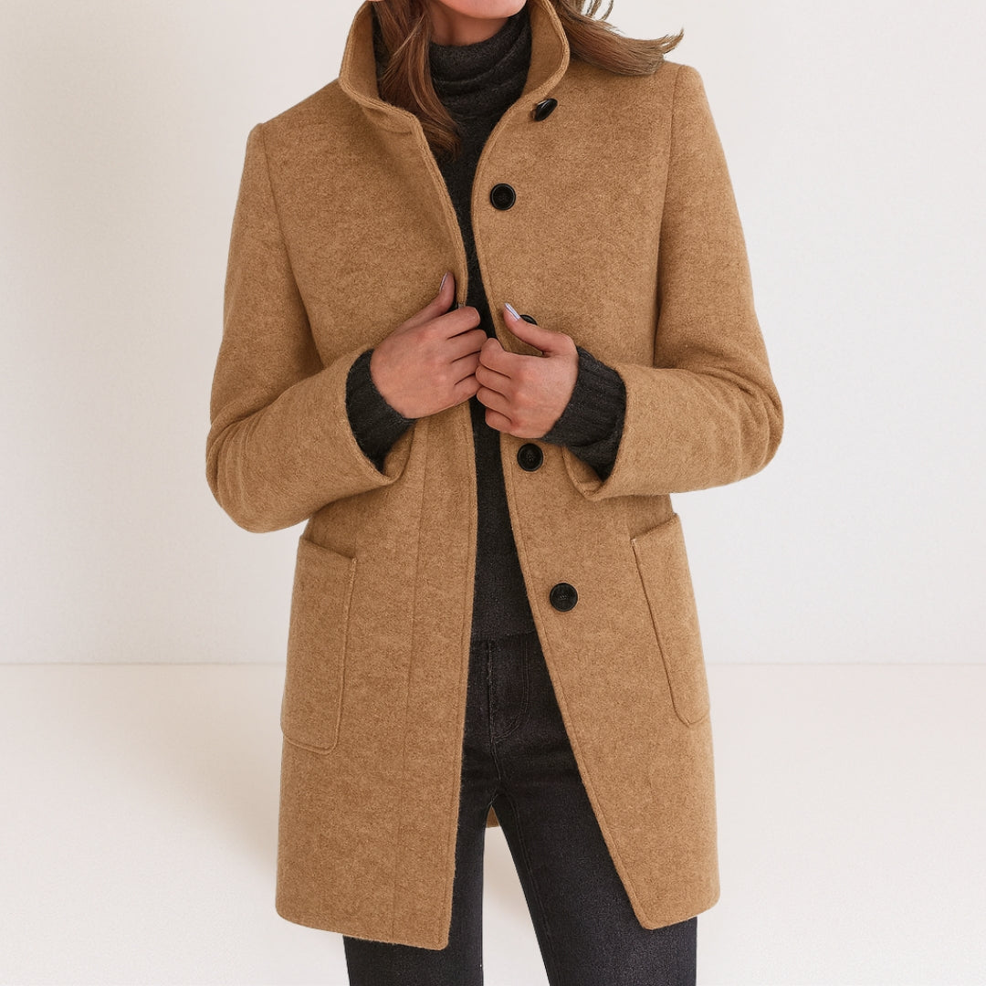 Stylish High Collar Warm Jacket
