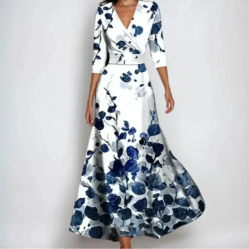 A-Line Dress for Women – Suitable for Festive Occasions and Summer Wear