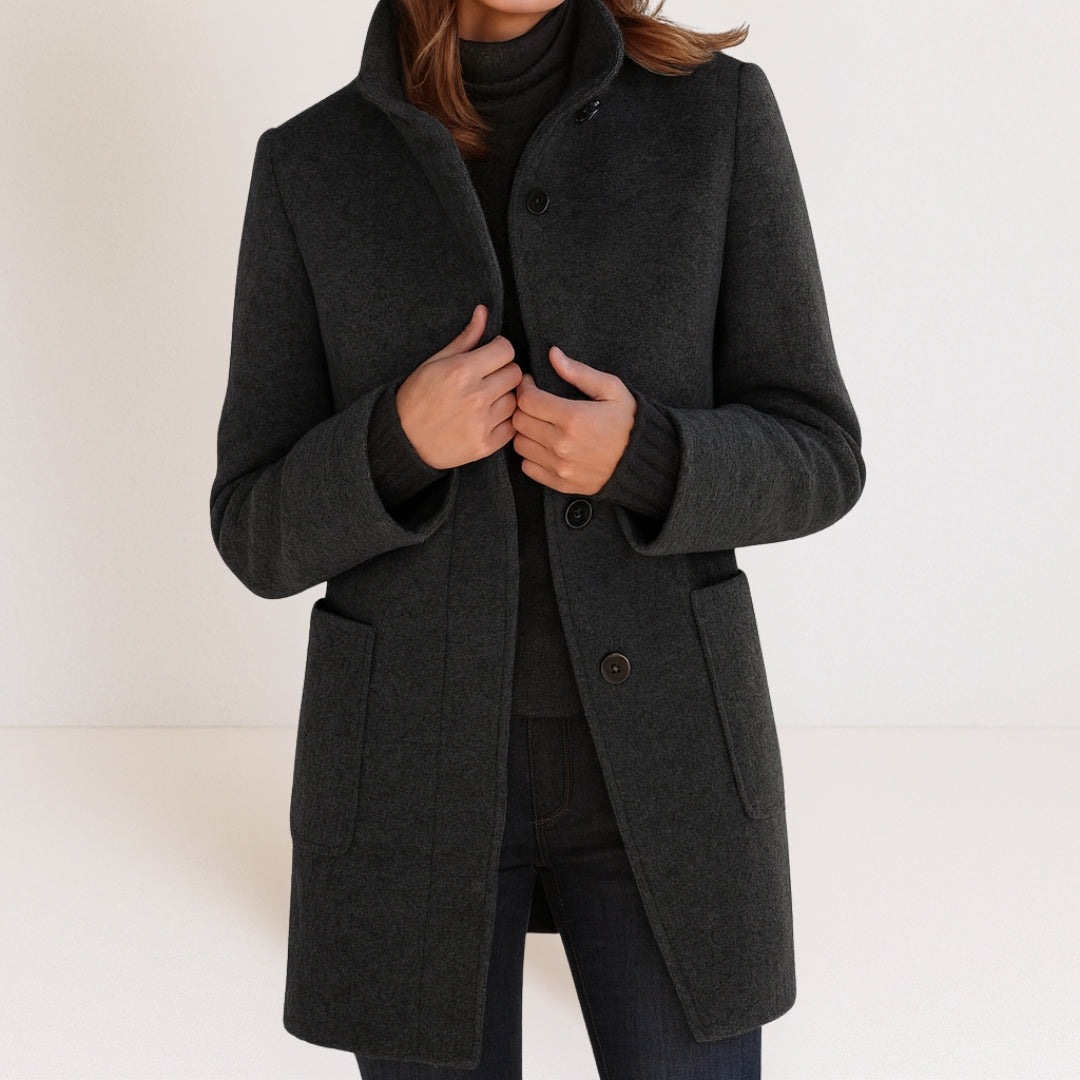 Stylish High Collar Warm Jacket