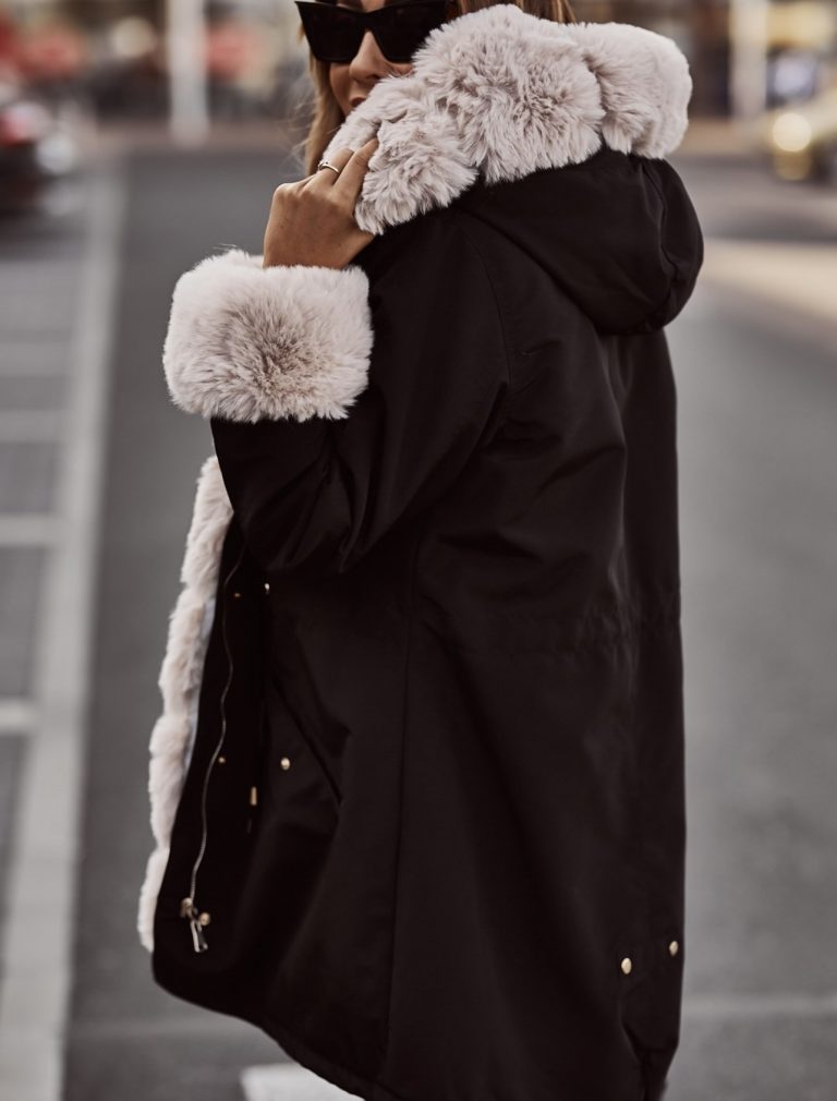 Luxurious Warm Hooded Padded Jacket