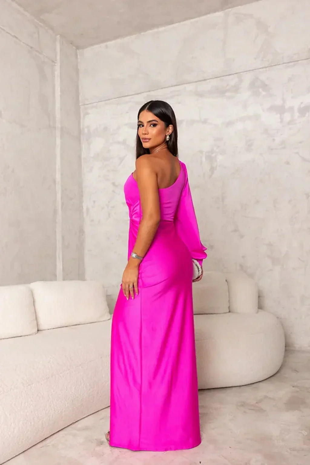 Women’s Sleeveless Maxi Dress – High Side Split – Floor-Length Evening Gown