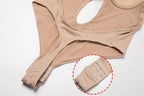 Deep-V Backless Body Shaper – Seamless Plunge Foundation Piece