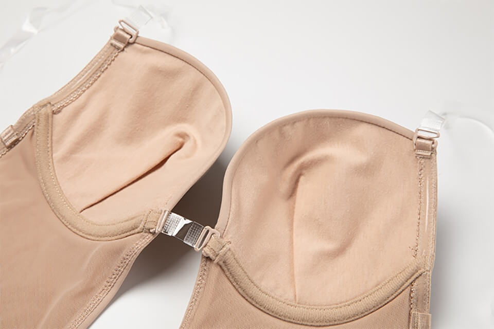 Deep-V Backless Body Shaper – Seamless Plunge Foundation Piece