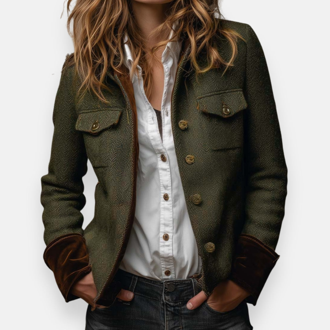 Tailored Cotton Utility Field Jacket