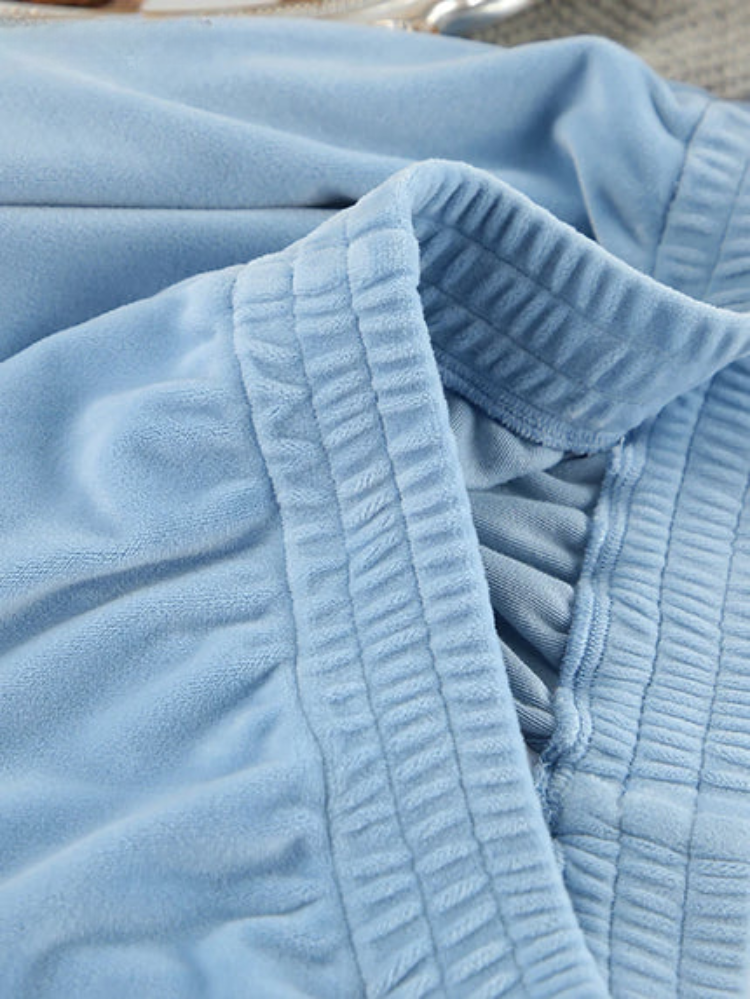 Women’s 2-Piece Pajama Set with Button-Up Shirt and Matching Trousers