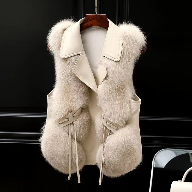 Faux Fur Adjustable Soft Gilet