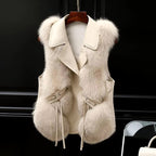 Faux Fur Adjustable Soft Gilet
