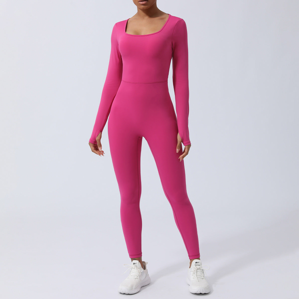 Women's Bold Cut-Out Bodysuit - Long Sleeve Snap-Crotch Leotard
