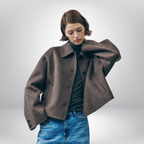 Oversized Elegant Short Transitional Jacket