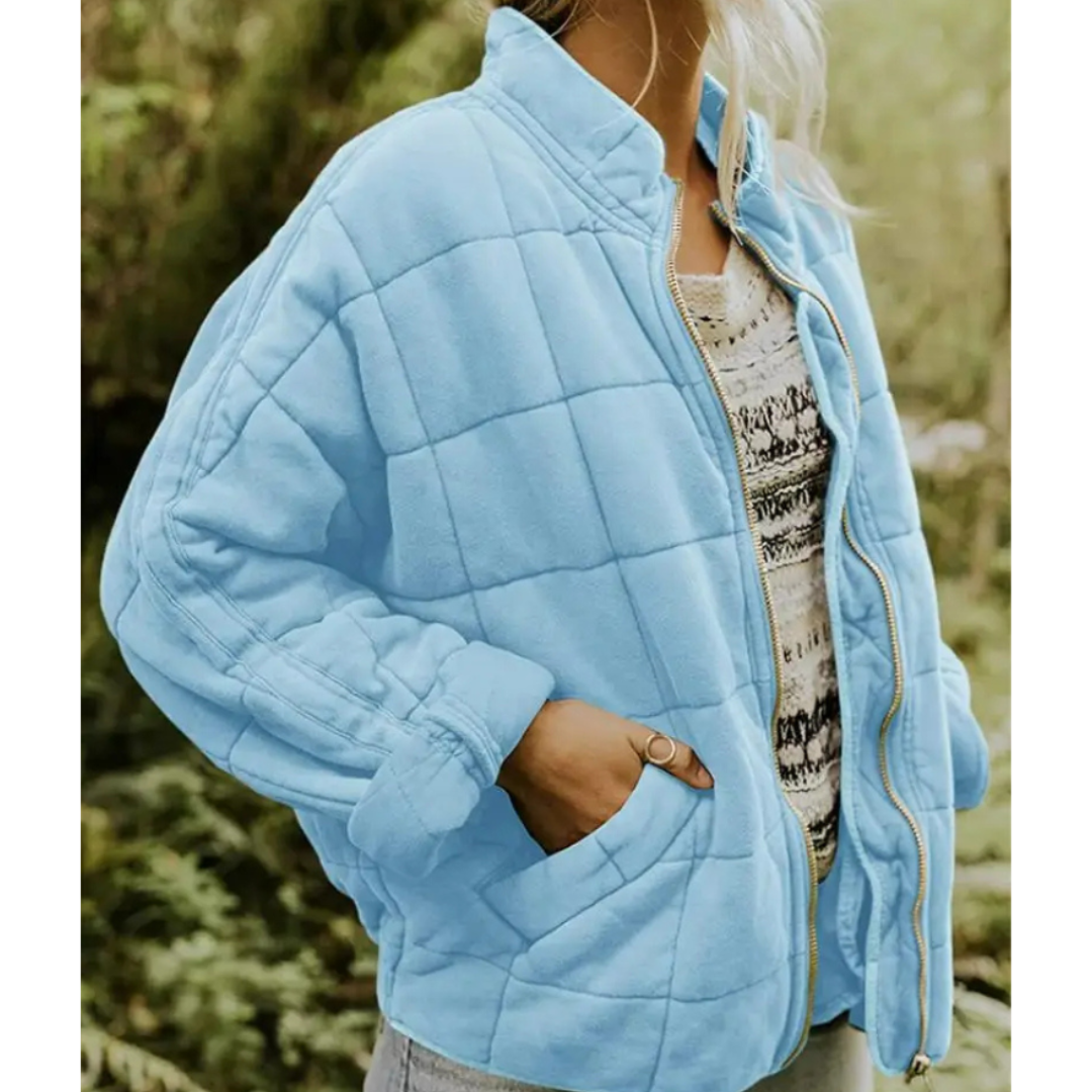 Warm Zip-Up Padded Winter Jacket