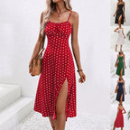 Long Dress with Polka Dots