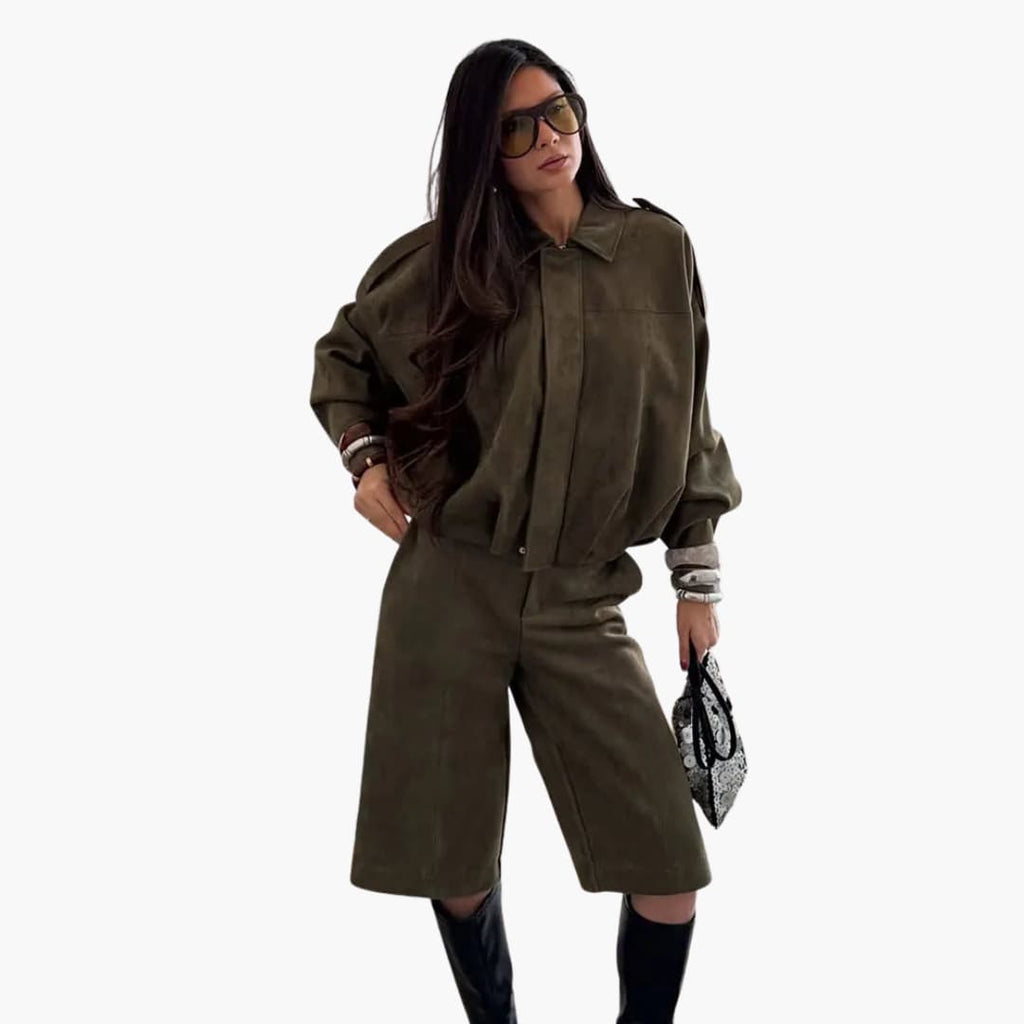 Vintage Green Transitional Lightweight Jacket