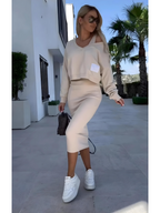 Comfortable Dress and Sweater Set