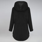 Hooded Zip Drawstring Winter Parka