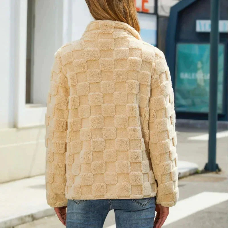 Checkered Padded Warm Winter Jacket
