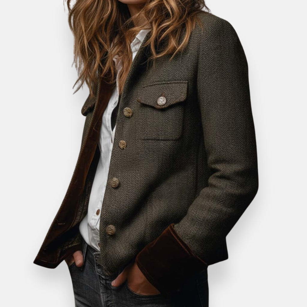 Tailored Cotton Utility Field Jacket