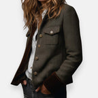 Tailored Cotton Utility Field Jacket