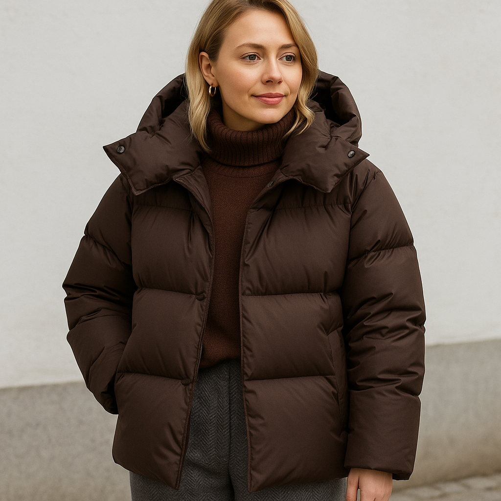 Aminta Warm Quilted Padded Coat