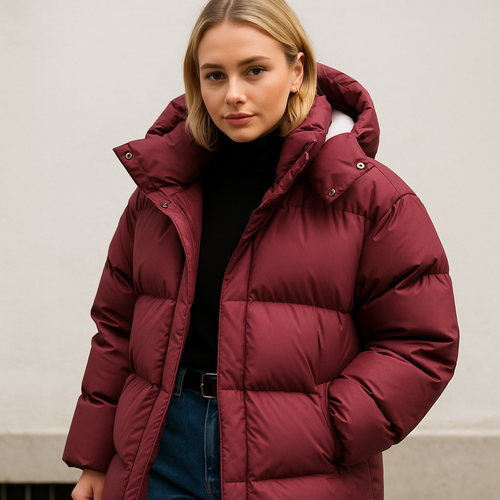 Aminta Warm Quilted Padded Coat