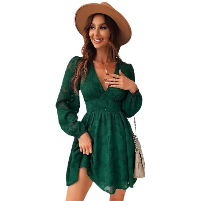 Women's Short Sleeve Satin Midi Dress - Relaxed Fit