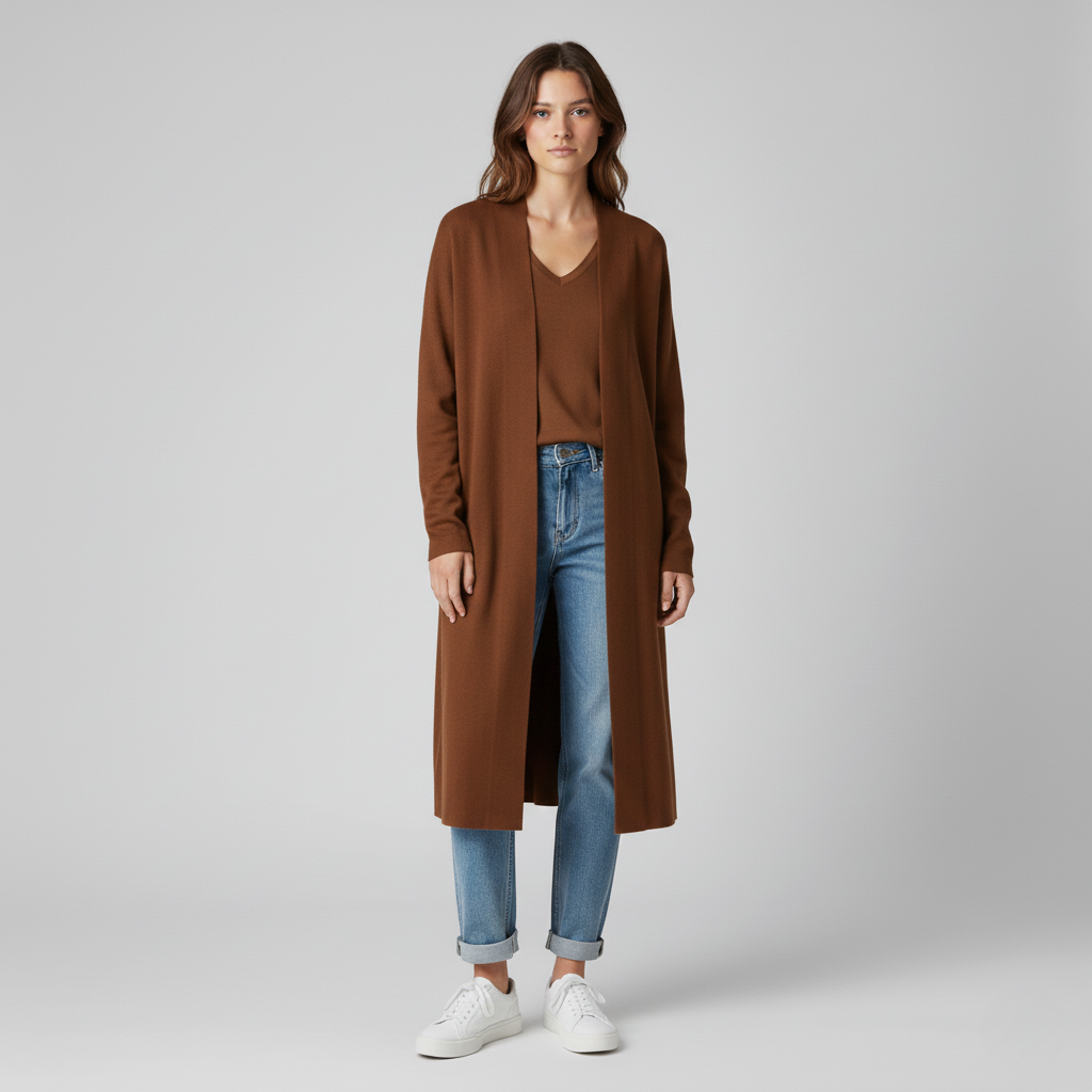 Longline Open-Front Coatigan