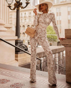 Women's Sparkling Midnight Star Wide-Leg Jumpsuit