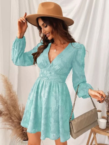 Women's Short Sleeve Satin Midi Dress - Relaxed Fit