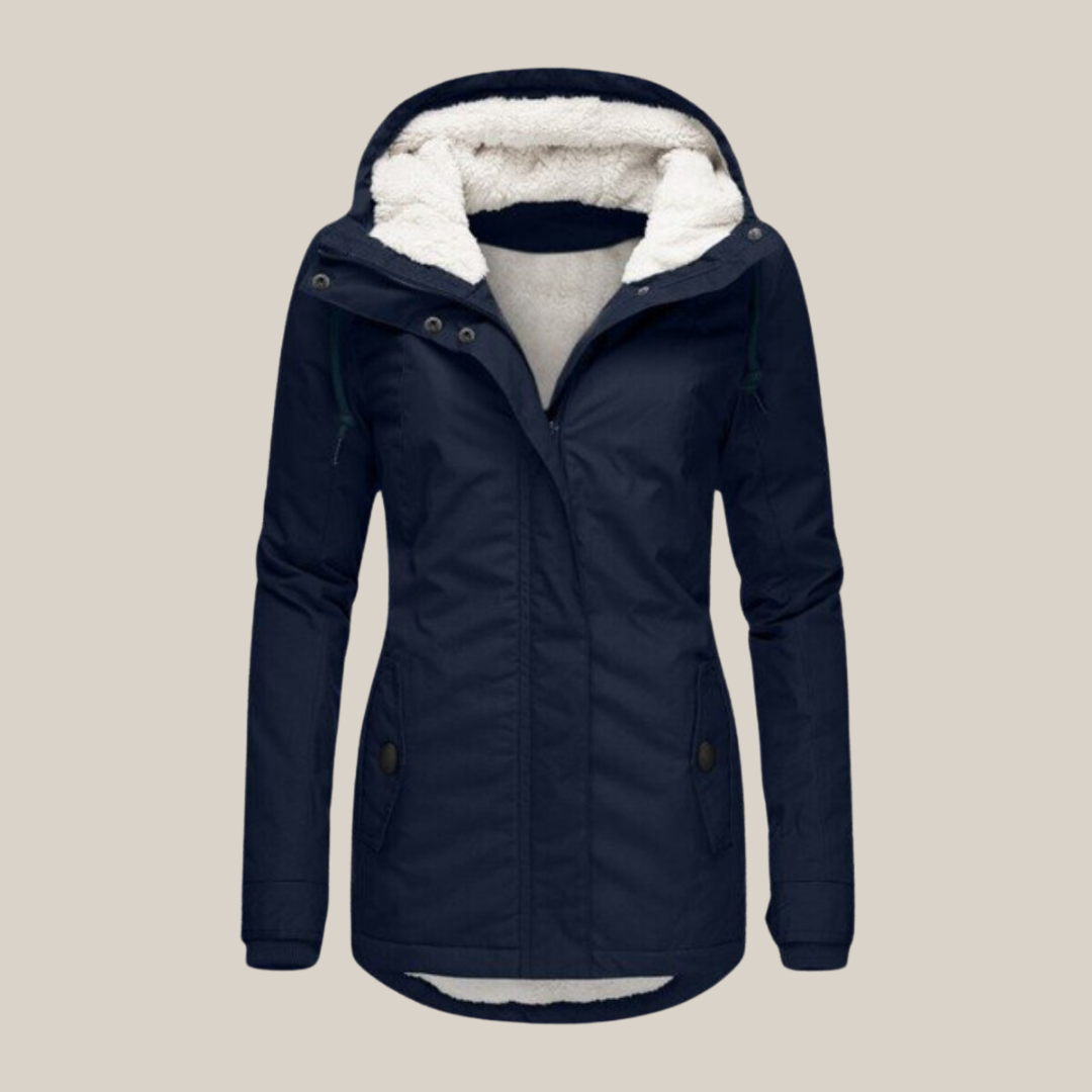Warm Fleece-Lined Padded Winter Jacket