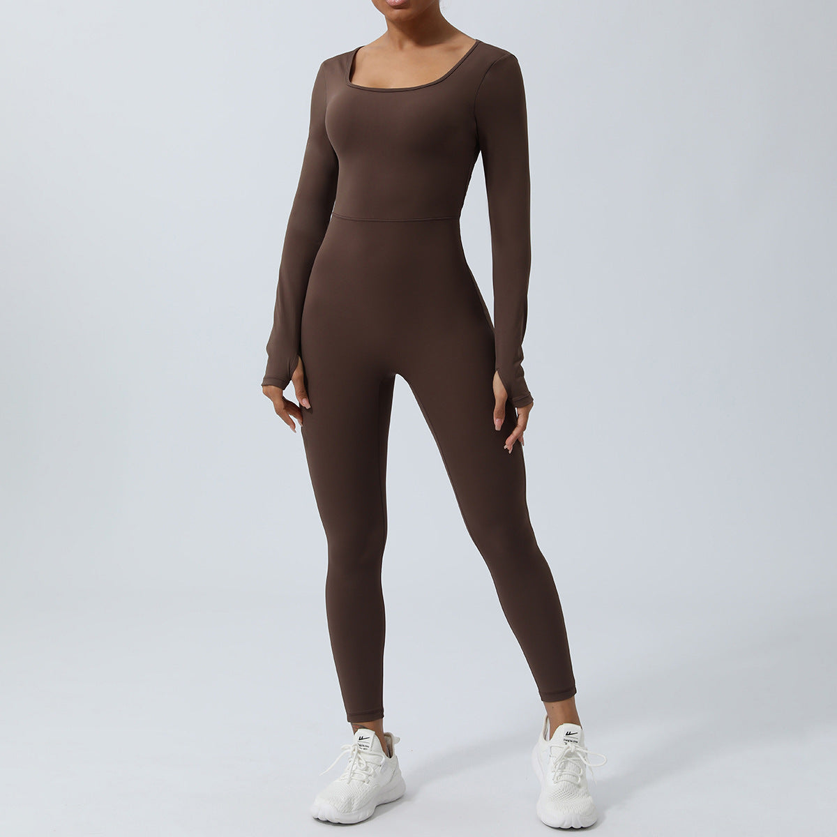 Women's Bold Cut-Out Bodysuit - Long Sleeve Snap-Crotch Leotard