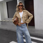 Chic Belted Mid-Season Trench Coat