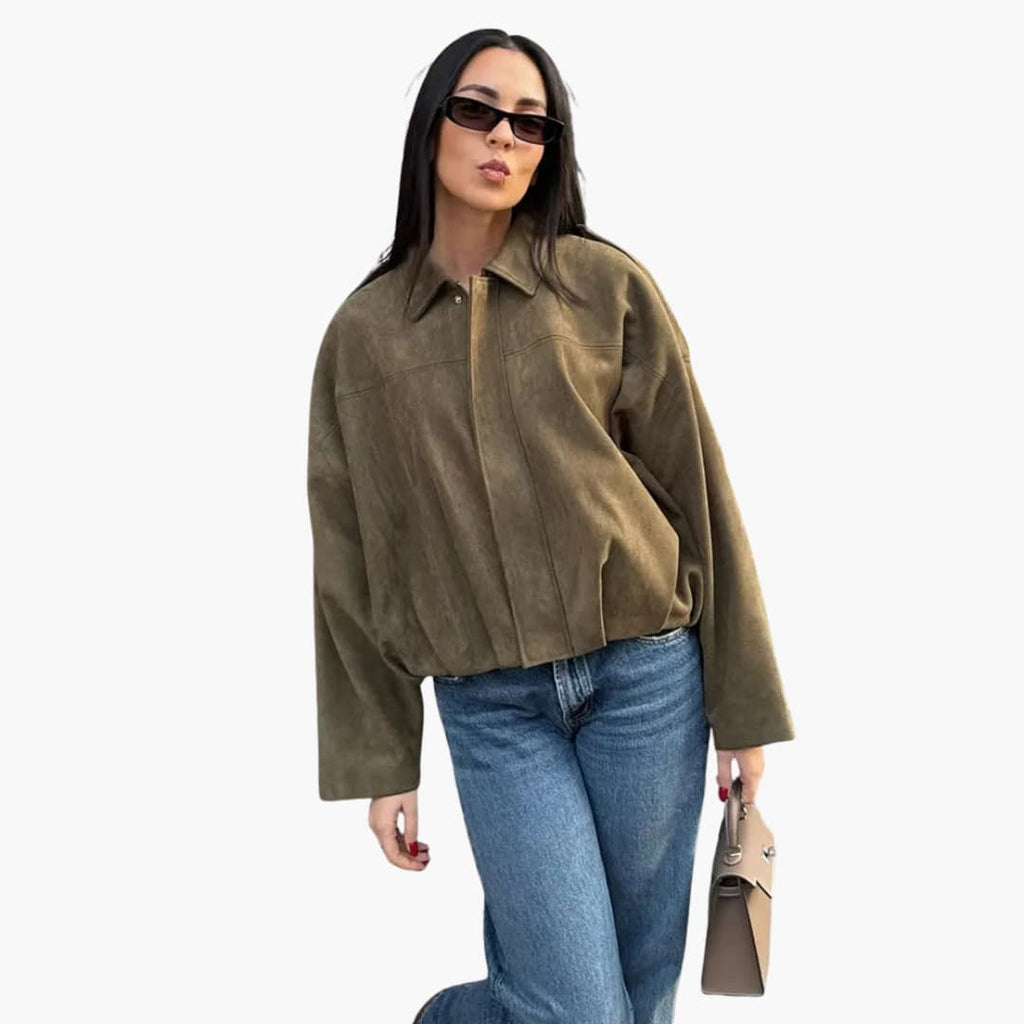 Vintage Green Transitional Lightweight Jacket