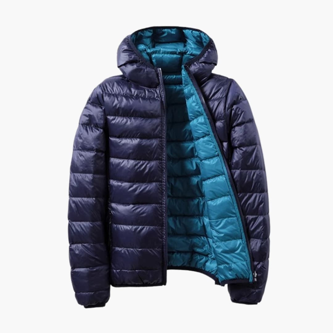 Hooded Reversible Quilted Padded Jacket