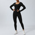 Women's Bold Cut-Out Bodysuit - Long Sleeve Snap-Crotch Leotard