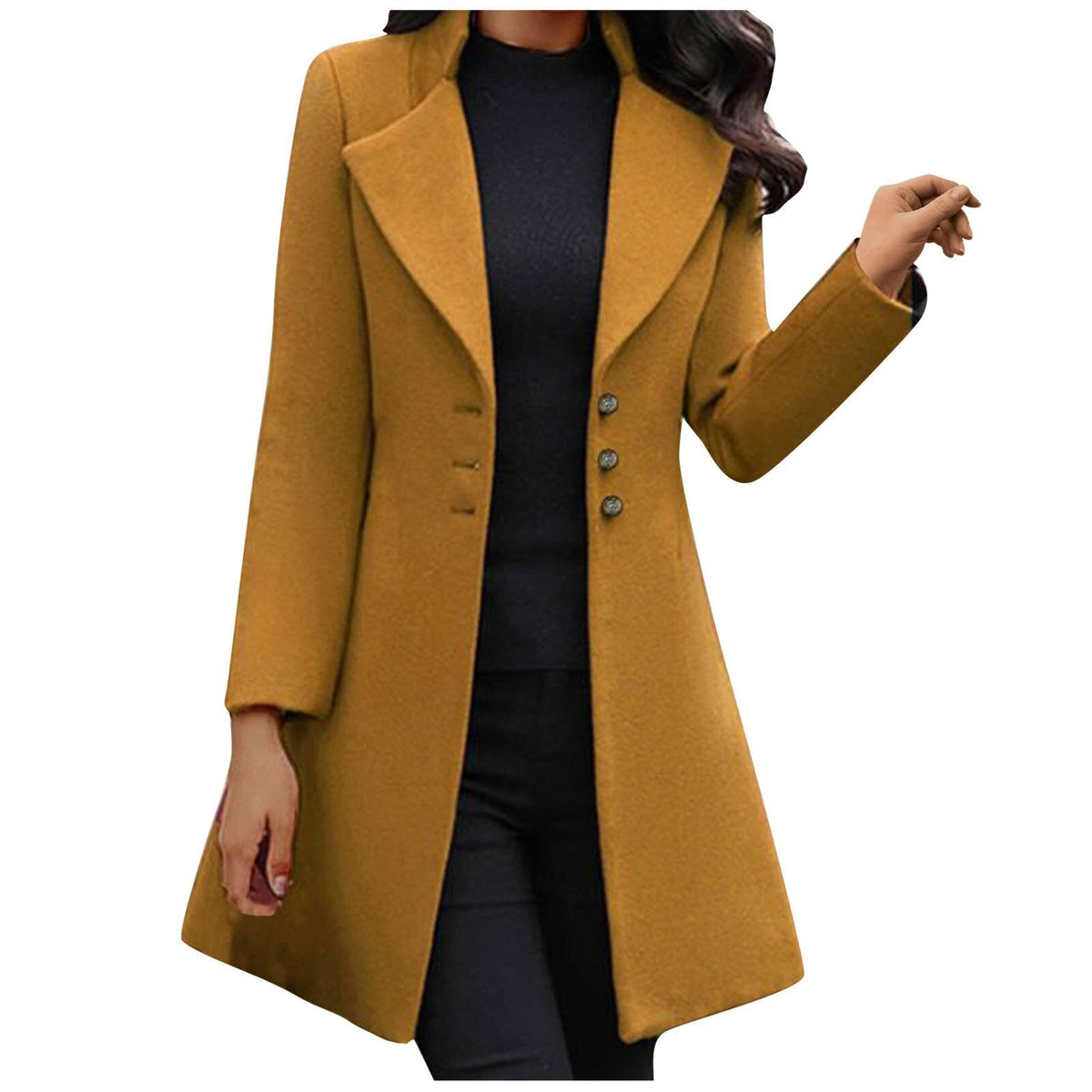 Elegant Stylish Long-Sleeve Everyday Jacket