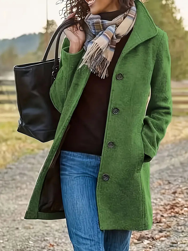 Warm Lined Feminine Winter Coat