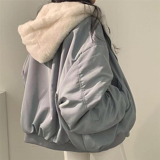 Oversized Reversible Teddy Bomber Jacket