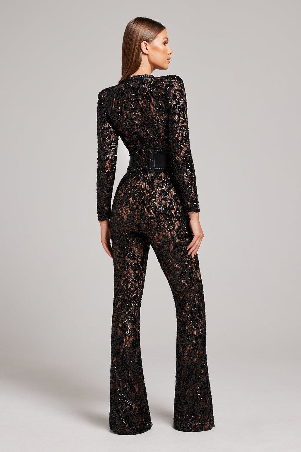 Women's Sparkling Midnight Star Wide-Leg Jumpsuit