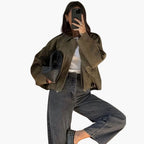 Vintage Green Transitional Lightweight Jacket