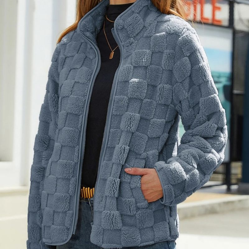Checkered Padded Warm Winter Jacket
