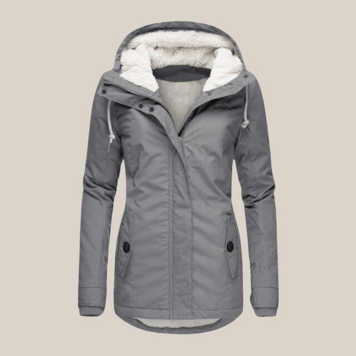 Warm Fleece-Lined Padded Winter Jacket
