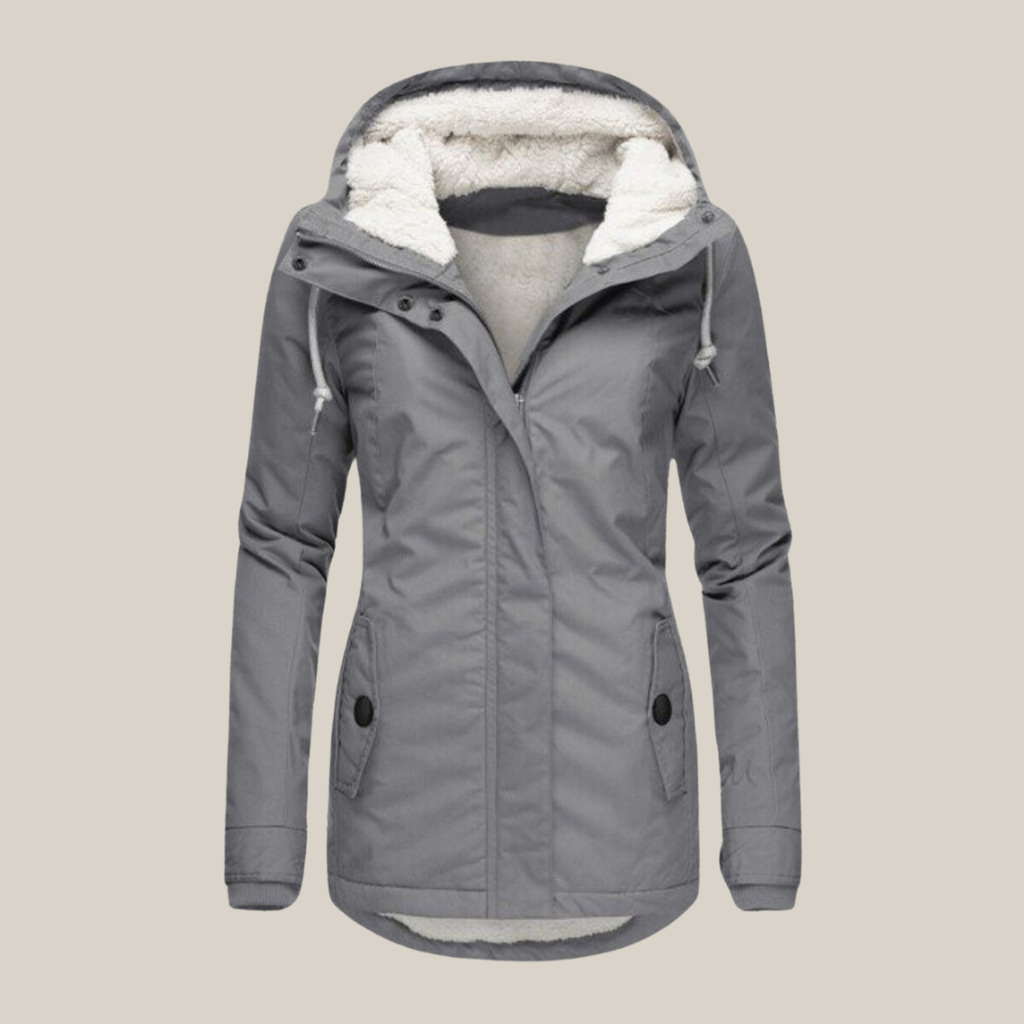 Warm Fleece-Lined Padded Winter Jacket