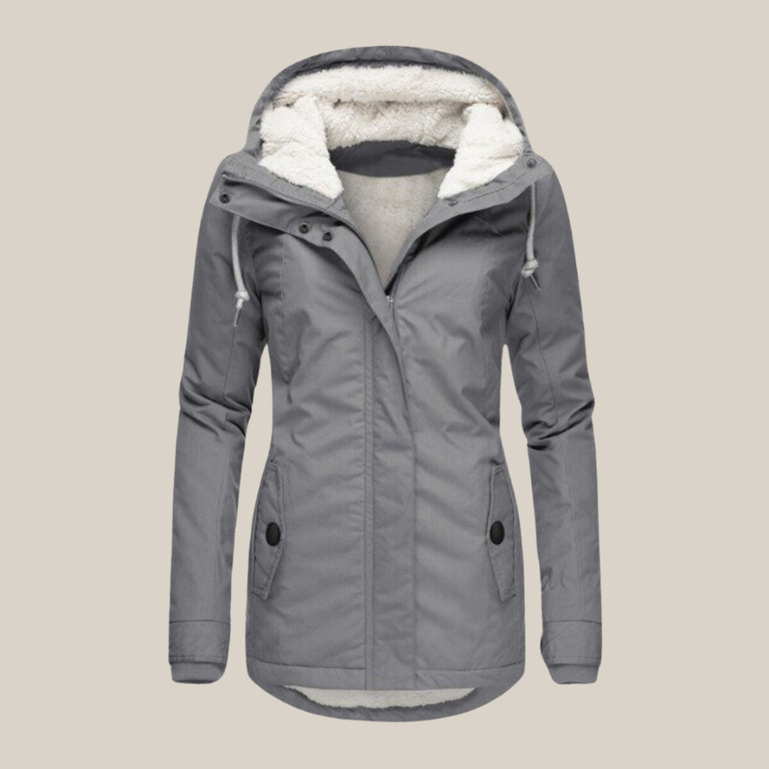 Warm Fleece-Lined Padded Winter Jacket