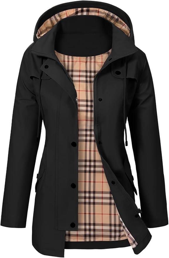 Hooded Buttoned Long Parka Coat