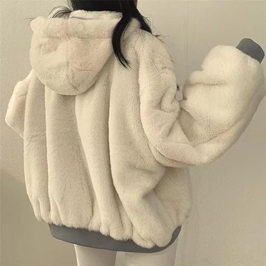 Oversized Reversible Teddy Bomber Jacket