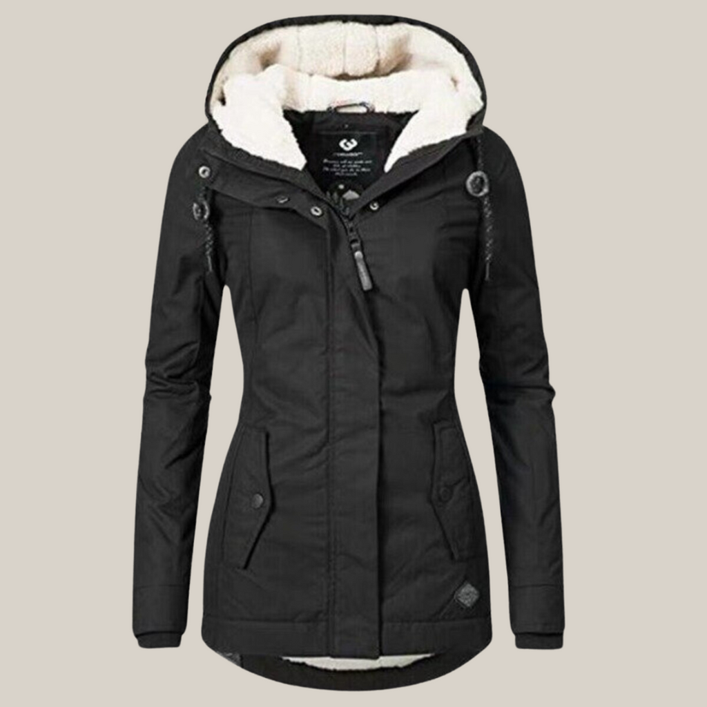 Warm Fleece-Lined Padded Winter Jacket